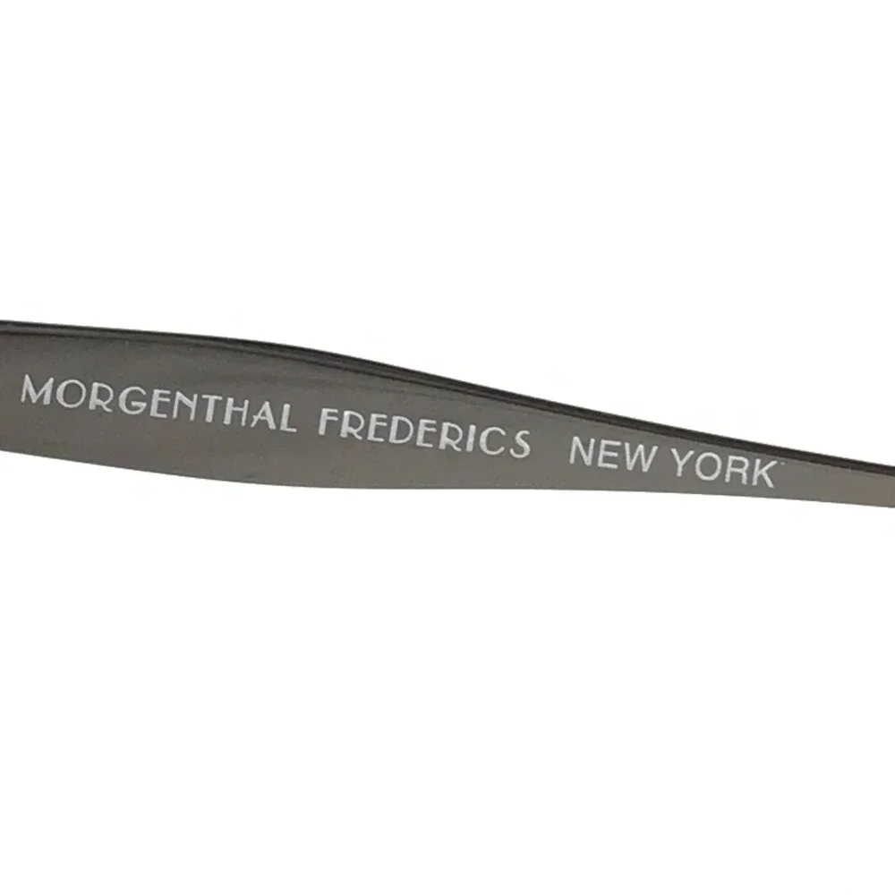 Morgenthal Frederics Sunglasses 258 GISELE Red Silver Cat Eye Frames Purple Lens - Picture 10 of 10